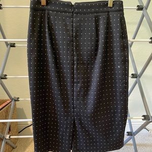 Black and white White House black market skirt